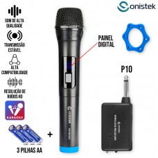 Microfone Sem Fio ON-MC824 Onistek - Preto